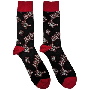 Motley Crue - Feelgood Repeat Uni Bl Socks (Eu 40-45) ryhmässä MERCHANDISE / Merch / Hårdrock @ Bengans Skivbutik AB (5536144)