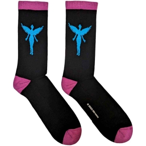 Nirvana - In Utero Blue Angel Bl Socks (Eu 40-45) ryhmässä MERCHANDISE / Merch / Hårdrock @ Bengans Skivbutik AB (5536158)