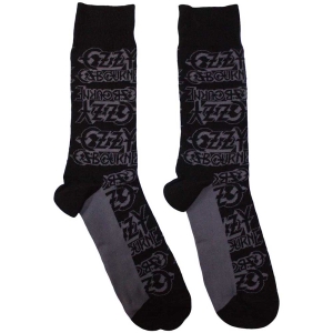 Ozzy Osbourne - Logo Repeat Uni Bl Socks (Eu 40-45) ryhmässä MERCHANDISE / Merch / Hårdrock @ Bengans Skivbutik AB (5536167)