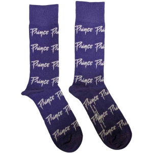 Prince - Logo Repeat Uni Purp Socks (Eu 40-45) ryhmässä MERCHANDISE / Merch / RnB-Soul @ Bengans Skivbutik AB (5536178)