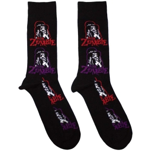 Rob Zombie - Multicolour Repeats Bl Socks (Eu 40-45) ryhmässä MERCHANDISE / Merch / Hårdrock @ Bengans Skivbutik AB (5536185)