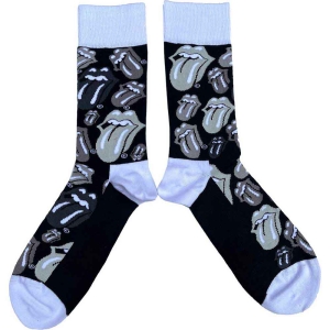 Rolling Stones - Classic Tongues Uni Bl Socks (Eu 40-45) ryhmässä MERCHANDISE / Merch / Pop-Rock @ Bengans Skivbutik AB (5536189)