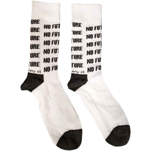 Sex Pistols - No Future Uni Wht Socks (Eu 40-45) ryhmässä MERCHANDISE / Merch / Punk @ Bengans Skivbutik AB (5536198)