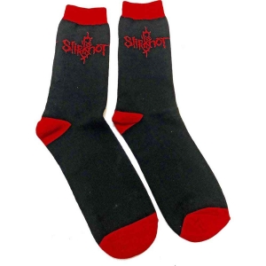 Slipknot - Logo Uni Bl Socks (Eu 40-45) ryhmässä MERCHANDISE / Merch / Hårdrock @ Bengans Skivbutik AB (5536200)