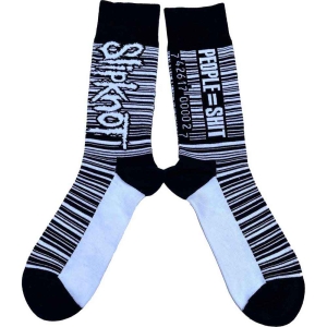 Slipknot - Barcode Uni Bl Socks (Eu 40-45) ryhmässä MERCHANDISE / Merch / Hårdrock @ Bengans Skivbutik AB (5536201)