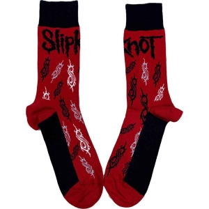 Slipknot - Tribal S Uni Red Socks (Eu 40-45) ryhmässä MERCHANDISE / Merch / Hårdrock @ Bengans Skivbutik AB (5536202)