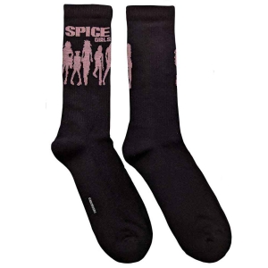 Spice Girls - Silhouette Uni Bl Socks (Eu 40-45) ryhmässä MERCHANDISE / Merch / Pop-Rock @ Bengans Skivbutik AB (5536204)