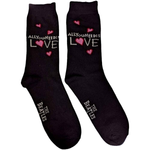 The Beatles - All You Need.. Uni Bl Socks (Eu 40-45) ryhmässä MERCHANDISE / Merch / Pop-Rock @ Bengans Skivbutik AB (5536210)