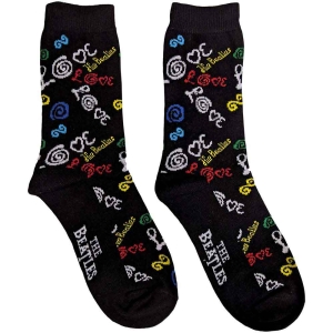 The Beatles - Love Uni Drk Blue Socks (Eu 40-45) ryhmässä MERCHANDISE / Merch / Pop-Rock @ Bengans Skivbutik AB (5536220)