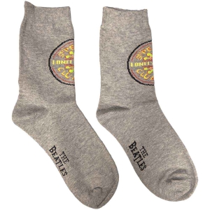 The Beatles - Sgt Pepper Uni Grey Socks (Eu 40-45) ryhmässä MERCHANDISE / Merch / Pop-Rock @ Bengans Skivbutik AB (5536237)