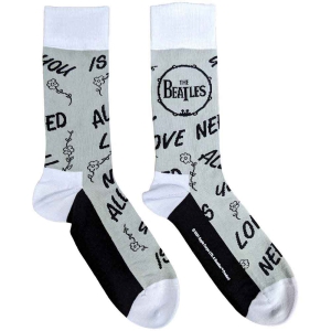 The Beatles - Aynil & Drum Uni Grey Socks (Eu 40-45) ryhmässä MERCHANDISE / Merch / Pop-Rock @ Bengans Skivbutik AB (5536244)