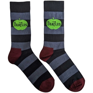 The Beatles - Apple & Stripes Uni Blue Socks (Eu 39-45 ryhmässä MERCHANDISE / Merch / Pop-Rock @ Bengans Skivbutik AB (5536247)