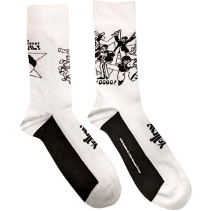 The Beatles - Good V Evil Uni Wht Socks (Eu 40-45) ryhmässä MERCHANDISE / Merch / Pop-Rock @ Bengans Skivbutik AB (5536250)