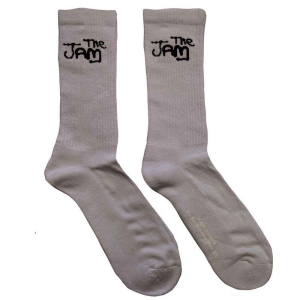 The Jam - Logo Uni Wht Socks (Eu 40-45) ryhmässä MERCHANDISE / Merch / Punk @ Bengans Skivbutik AB (5536254)