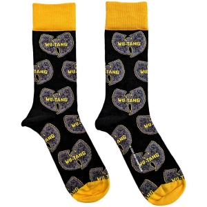 Wu-Tang Clan - Grey Logos Uni Bl Socks (Eu 40-45) ryhmässä MERCHANDISE / Merch / Hip Hop-Rap @ Bengans Skivbutik AB (5536264)