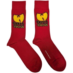 Wu-Tang Clan - Wu-Tang Uni Red Socks (Eu 40-45) ryhmässä MERCHANDISE / Merch / Hip Hop-Rap @ Bengans Skivbutik AB (5536265)