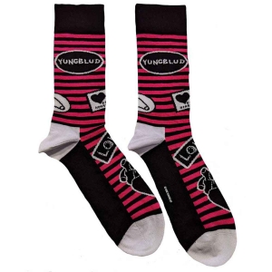 Yungblud - Symbols Uni Bl Socks (Eu 40-45) ryhmässä MERCHANDISE / Merch / Pop-Rock @ Bengans Skivbutik AB (5536267)