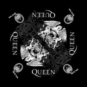 Queen - Crest Bandana ryhmässä MERCHANDISE @ Bengans Skivbutik AB (5536332)