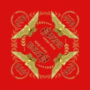 Saxon - Carpe Diem Bandana ryhmässä MERCHANDISE / Merch / Hårdrock @ Bengans Skivbutik AB (5536336)