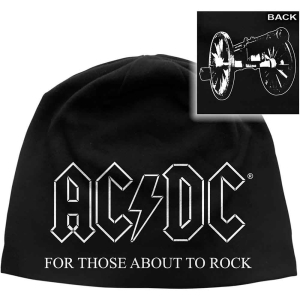 Ac/Dc - For Those About To Rock Jd Print Beanie ryhmässä MERCHANDISE @ Bengans Skivbutik AB (5536352)