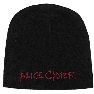 Alice Cooper - Logo Beanie H ryhmässä MERCHANDISE @ Bengans Skivbutik AB (5536356)