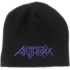 Anthrax - Logo Bl Beanie H ryhmässä MERCHANDISE @ Bengans Skivbutik AB (5536357)