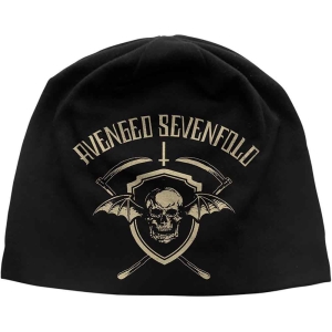 Avenged Sevenfold - Shield Jd Print Beanie H ryhmässä MERCHANDISE @ Bengans Skivbutik AB (5536358)