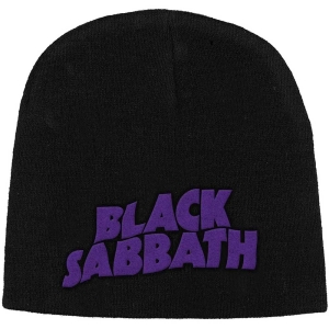 Black Sabbath - Purple Logo Beanie H ryhmässä MERCHANDISE @ Bengans Skivbutik AB (5536363)