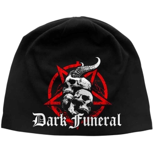 Dark Funeral - Skulls & Pentagram Jd Print Beanie H ryhmässä MERCHANDISE @ Bengans Skivbutik AB (5536383)