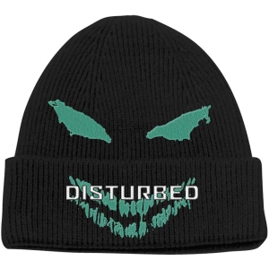 Disturbed - Green Face Bl Beanie H ryhmässä MERCHANDISE @ Bengans Skivbutik AB (5536396)