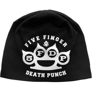 Five Finger Death Punch - Logo Jd Print Beanie H ryhmässä MERCHANDISE @ Bengans Skivbutik AB (5536408)