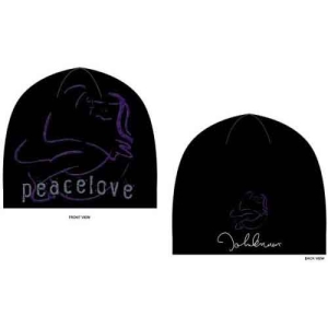 John Lennon - Peace & Love Beanie H ryhmässä MERCHANDISE @ Bengans Skivbutik AB (5536463)