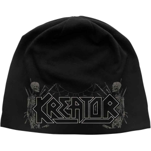 Kreator - Skull & Skeletons Jd Print Beanie H ryhmässä MERCHANDISE / Merch / Hårdrock @ Bengans Skivbutik AB (5536467)