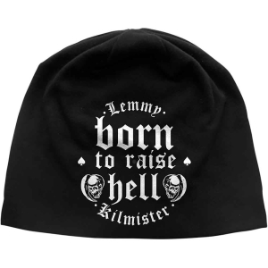 Lemmy - Born To Raise Hell Jd Print Beanie H ryhmässä MERCHANDISE @ Bengans Skivbutik AB (5536471)