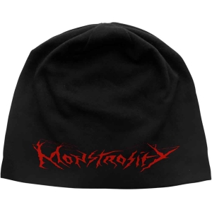 Monstrosity - Logo Jd Print Beanie H ryhmässä MERCHANDISE @ Bengans Skivbutik AB (5536480)