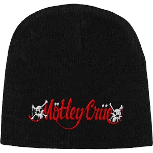 Motley Crue - Dr Feelgood Logo Beanie H ryhmässä MERCHANDISE @ Bengans Skivbutik AB (5536482)