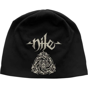 Nile - Scarab Logo Jd Print Beanie H ryhmässä MERCHANDISE @ Bengans Skivbutik AB (5536493)