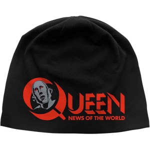 Queen - News Of The World Jd Print Beanie H ryhmässä MERCHANDISE @ Bengans Skivbutik AB (5536513)