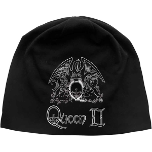 Queen - Queen Ii Crest Jd Print Beanie H ryhmässä MERCHANDISE @ Bengans Skivbutik AB (5536514)