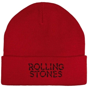 Rolling Stones - Hackney Diamonds Logo Red Beanie H ryhmässä MERCHANDISE @ Bengans Skivbutik AB (5536522)