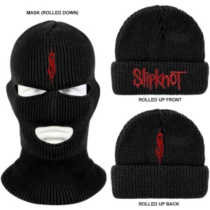 Slipknot - Logo Bl Mask Bean ryhmässä MERCHANDISE @ Bengans Skivbutik AB (5536534)