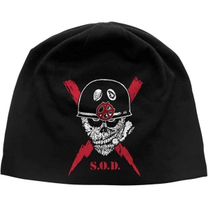 Stormtroopers Of Death - Scrawled Lightning Jd Print Beanie H ryhmässä MERCHANDISE @ Bengans Skivbutik AB (5536535)