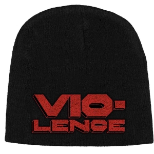 Vio-Lence - Logo Beanie H ryhmässä MERCHANDISE @ Bengans Skivbutik AB (5536560)