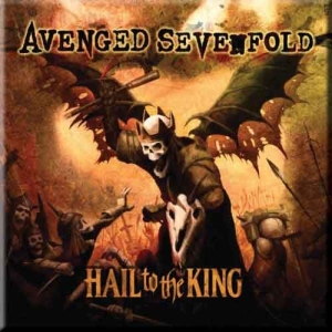 Avenged Sevenfold - Hail To The King Magnet ryhmässä MERCHANDISE / Merch / Hårdrock @ Bengans Skivbutik AB (5536622)