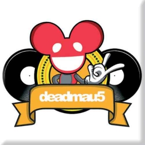 Deadmau5 - Rockdj Magnet ryhmässä MERCHANDISE / Merch / Elektroniskt @ Bengans Skivbutik AB (5536631)