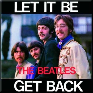 The Beatles - Let It Be/Get Back Magnet ryhmässä MERCHANDISE / Merch / Pop-Rock @ Bengans Skivbutik AB (5536706)