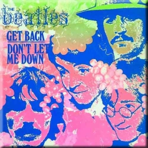 The Beatles - Get Back/Dont Let Me Down Psych Magn ryhmässä MERCHANDISE @ Bengans Skivbutik AB (5536709)