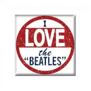 The Beatles - I Love The Beatles Magnet ryhmässä MERCHANDISE @ Bengans Skivbutik AB (5536717)