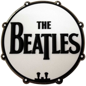 The Beatles - Drum Logo Magnet ryhmässä MERCHANDISE / Merch / Pop-Rock @ Bengans Skivbutik AB (5536726)