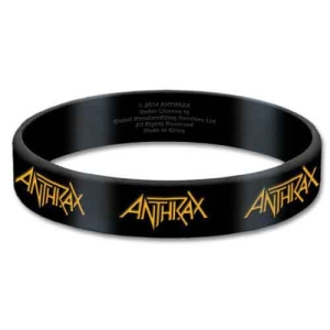 Anthrax - Logo Gum Wristband ryhmässä MERCHANDISE / Merch / Hårdrock @ Bengans Skivbutik AB (5536772)